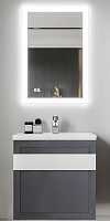Бриклаер Мебель для ванной Берлин 60 оникс серый